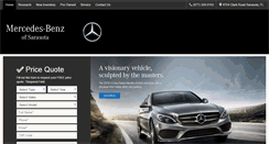 Desktop Screenshot of mercedesbenzofsarasota.net